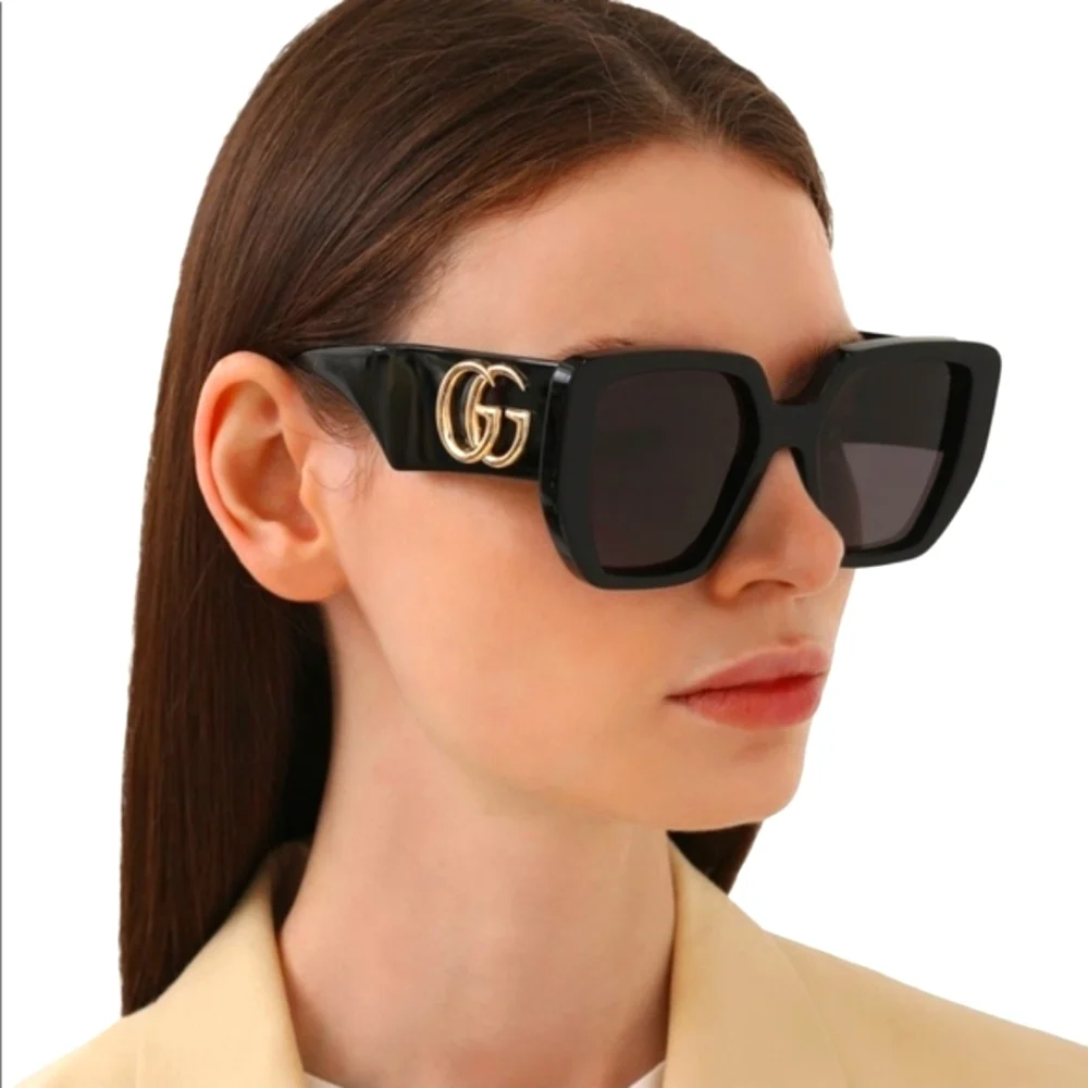 🆕️NEW GUCCI Sunglasses Oversized GG0956s GLASSES Designer Luxury Summer Spring - Picture 8 of 14
